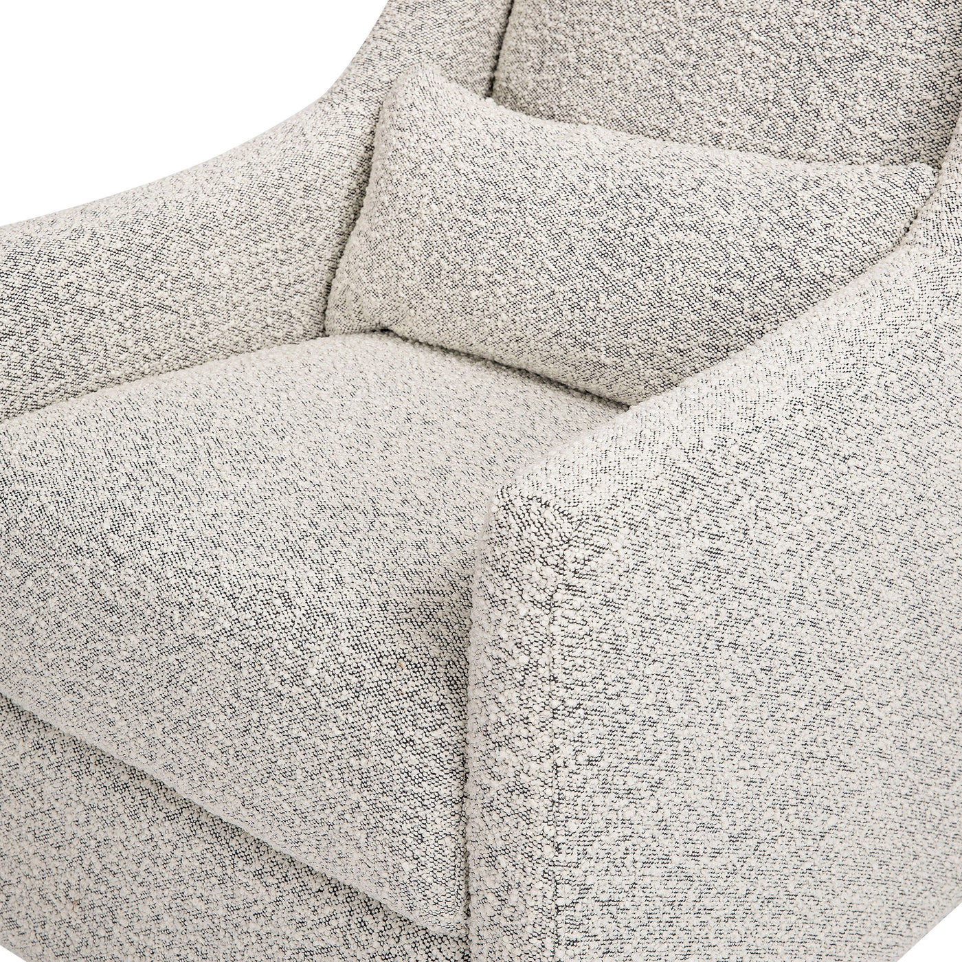 Babyletto Toco Swivel Glider and Ottoman - Boucle