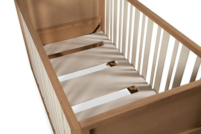 Nursery Works Novella Crib Stained Ash / Ivory