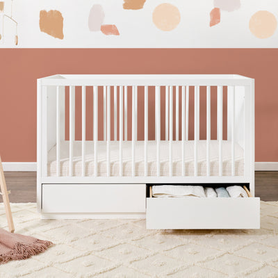 Bento 3 in 1 Convertible Storage Crib with Toddler Bed Conversion Kit