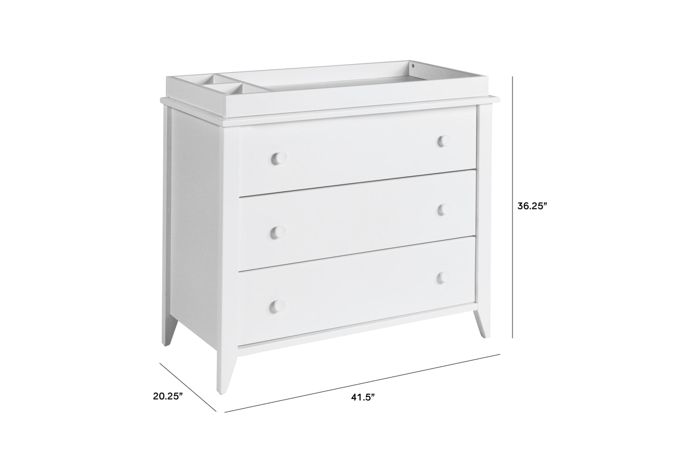 Babyletto Sprout 3 Drawer Changer Dresser with Removable Changing Tray
