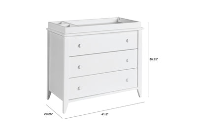 Babyletto Sprout 3 Drawer Changer Dresser with Removable Changing Tray