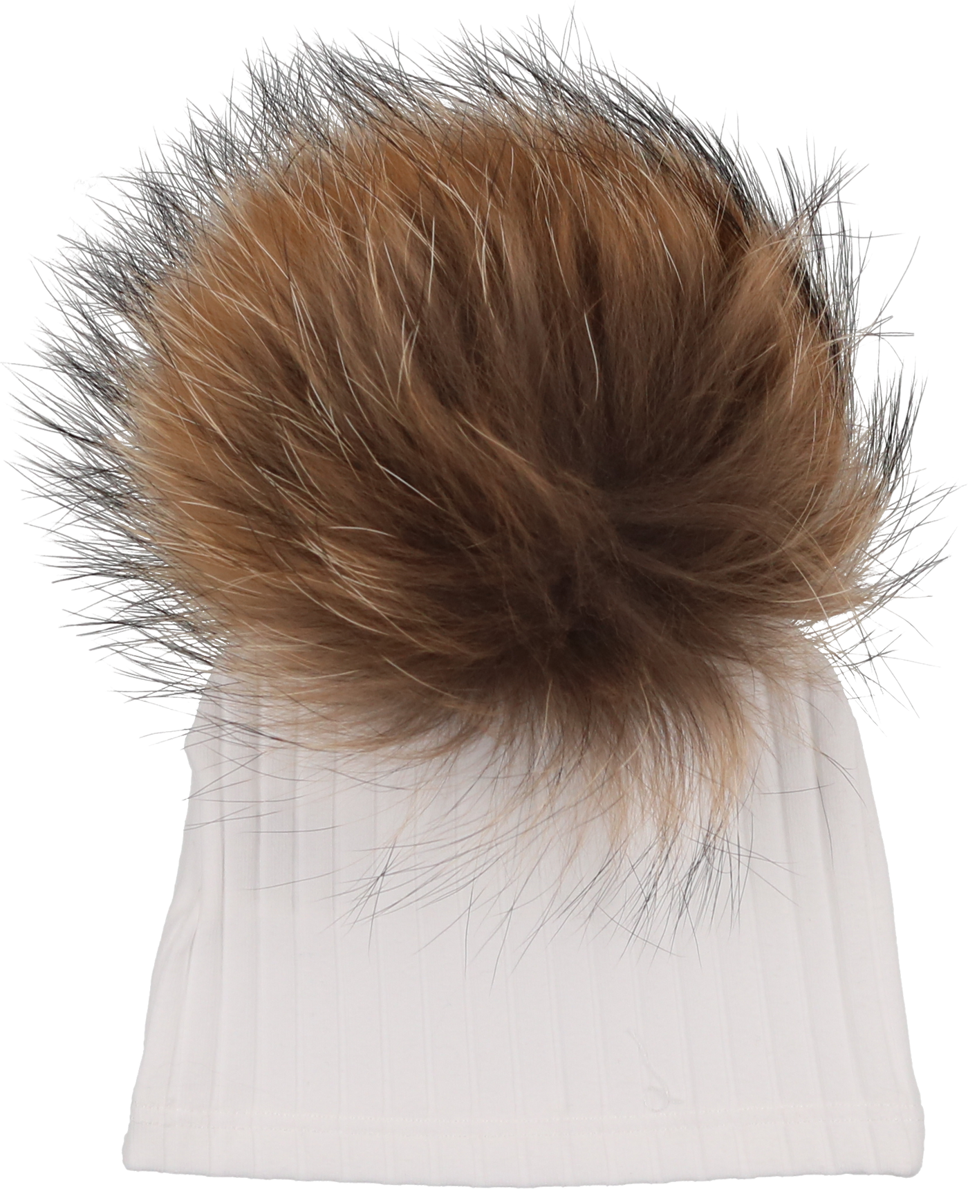 PIPED RIBBED BEANIE WITH POM