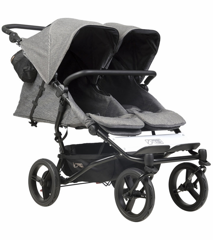 mountain buggy plus one inline double stroller Mountain Buggy Duet Luxury Herringbone Stroller