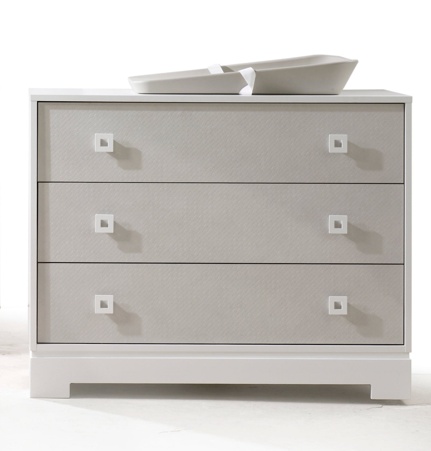 Tulip Olson Crib and Dresser Combo White/Mosaic