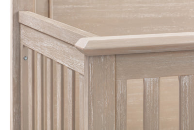 Beckett Rustic 4 in 1 Convertible Flat Top Crib in Sandbar