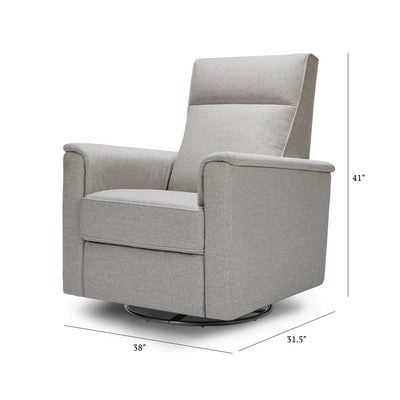 Namesake Willa Glider Recliner in Grey Eco Weave