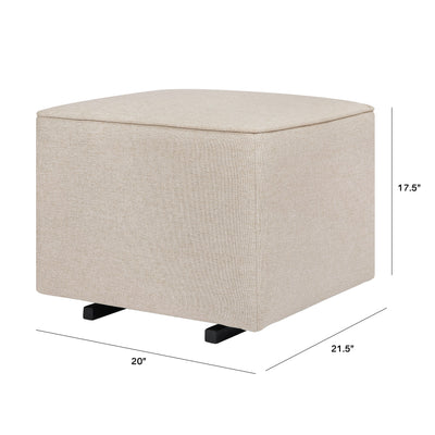 Babyletto Kiwi Gliding Ottoman - Performance Fabric
