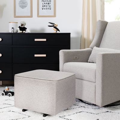 Babyletto Kiwi Gliding Ottoman - Performance Fabric
