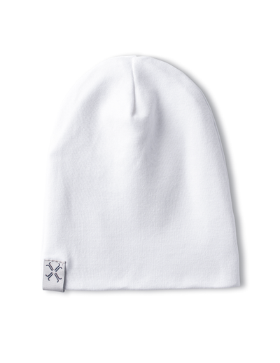 White Winter Knit Beanie