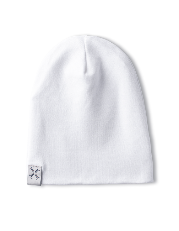 White Winter Knit Beanie