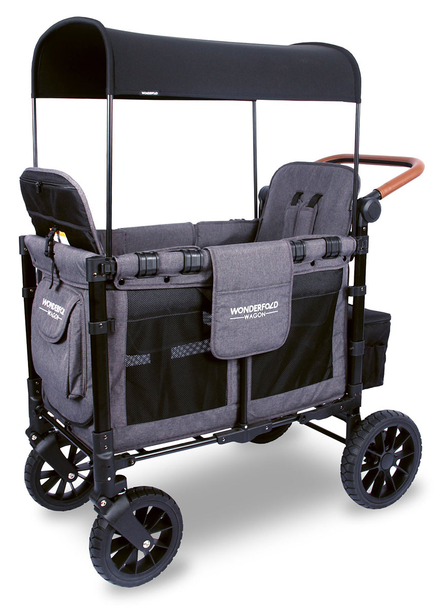 Wonderfold Wagon W2 Luxe Wagon (2 Seater) - Charcoal Gray